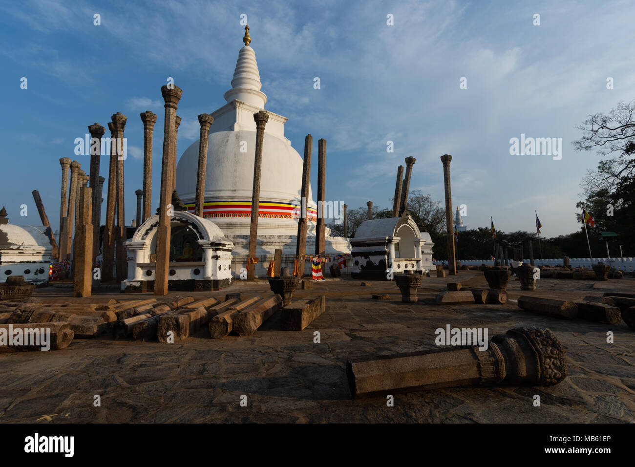 Stupa-thuparamaya Dagaba Stockfoto