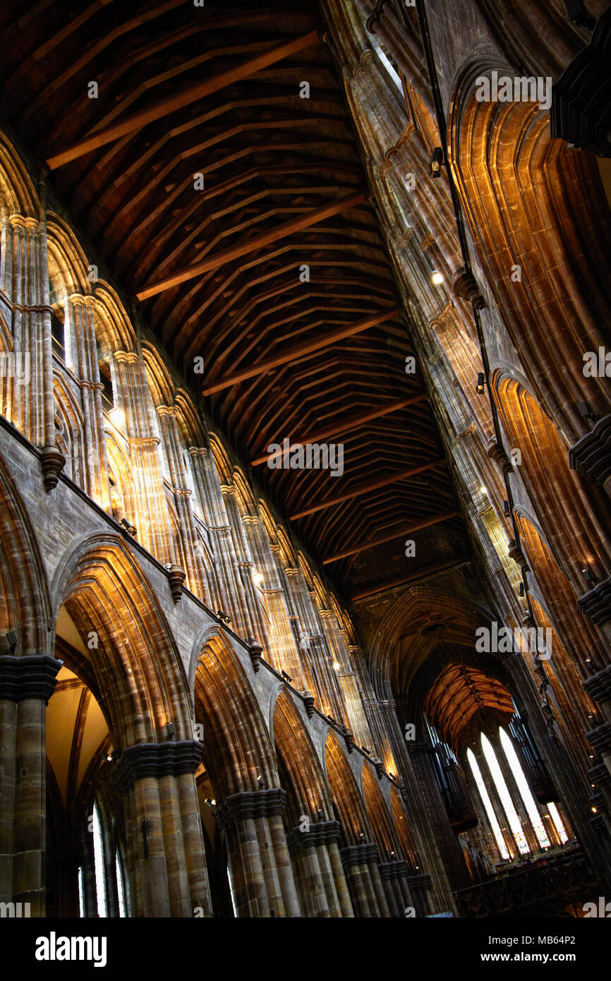 Glasgow Cathedral Schottland Stockfoto