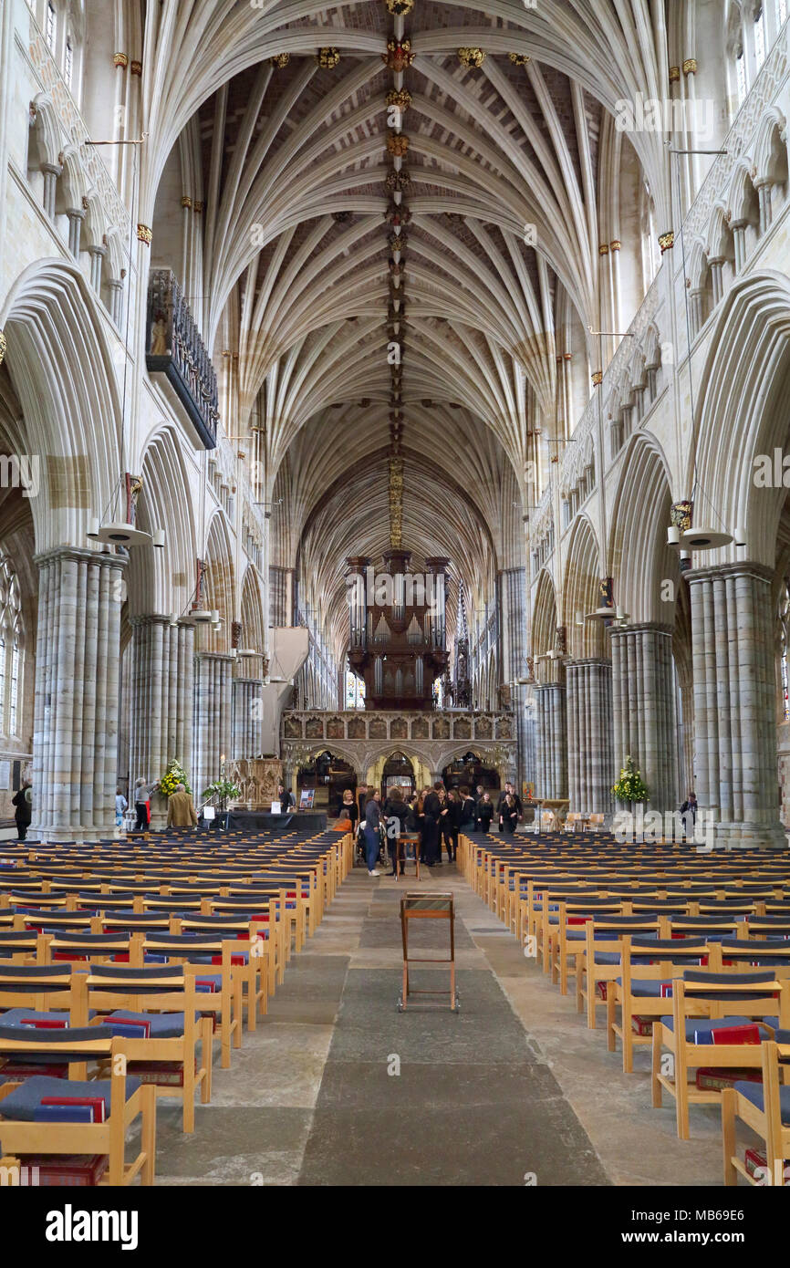 Dach Der Kathedrale Von Exeter Stockfotos und bilder Kaufen Alamy