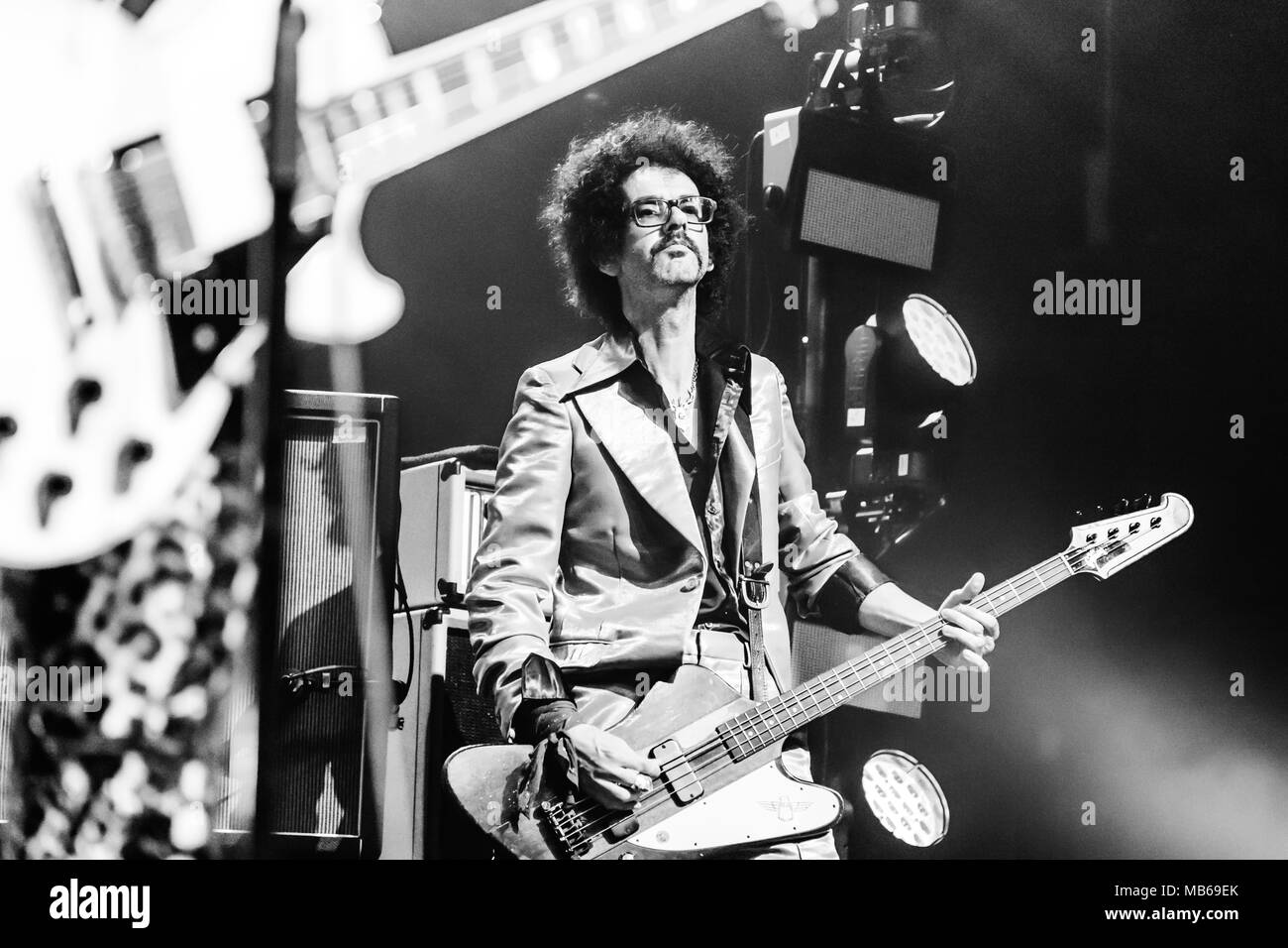 Die Dunkelheit Auftakt ihrer Tour de Tänzeln in Los Angeles, CA Stockfoto