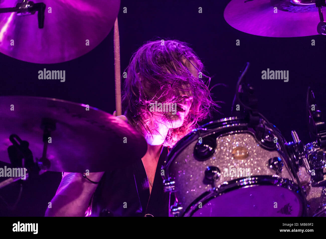 Die Dunkelheit Auftakt ihrer Tour de Tänzeln in Los Angeles, CA Stockfoto