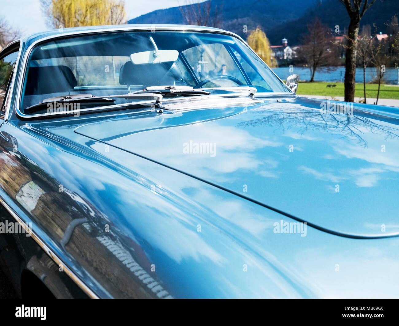 70er Jahre 'Oldtimer close-up Stockfoto