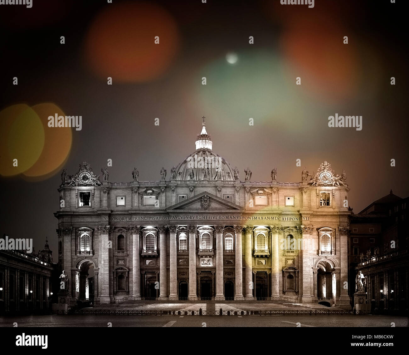 IT - Rom: St. Peters Basilika in der Vatikanstadt Stockfoto