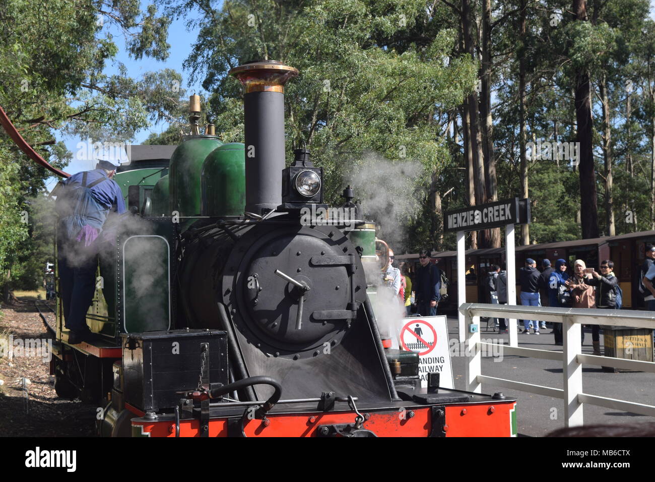 Puffing Billy Railway Stockfoto
