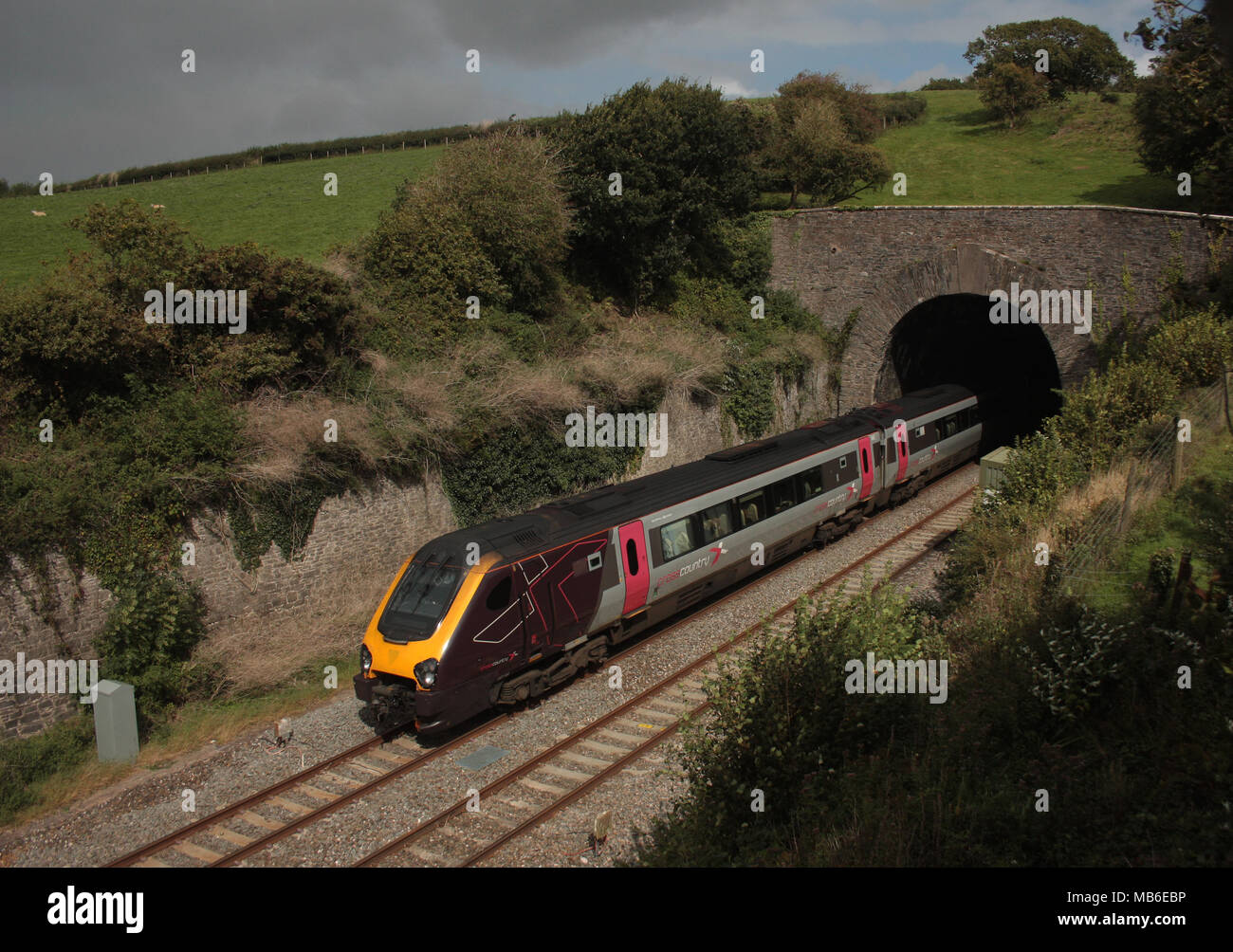 Dainton Tunnel. Saarland. Devon.de. Stockfoto