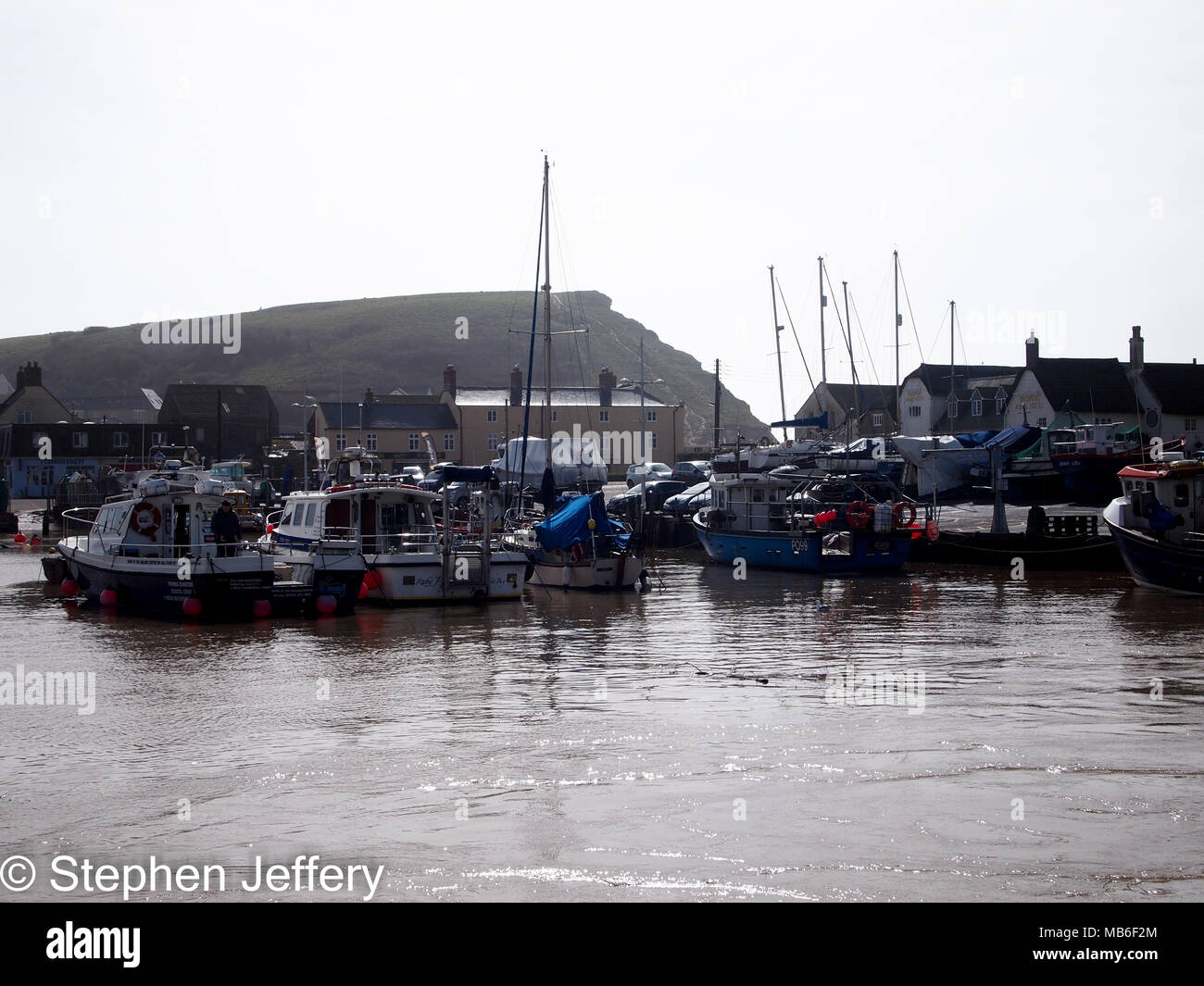 Seeszenen entlang der Dorset-Küste im Süden Englands Stockfoto