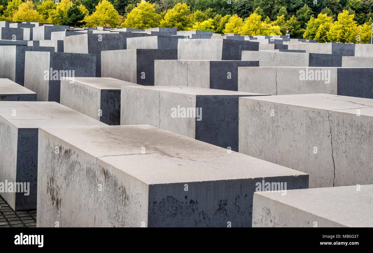 Denkmal für die ermordeten Juden Europas, Holocaust Mahnmal, ein ...