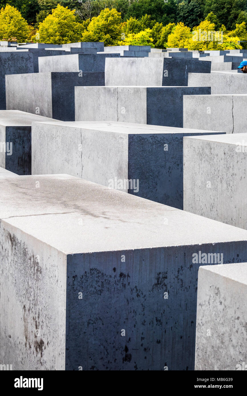 Denkmal für die ermordeten Juden Europas, Holocaust Mahnmal, ein ...