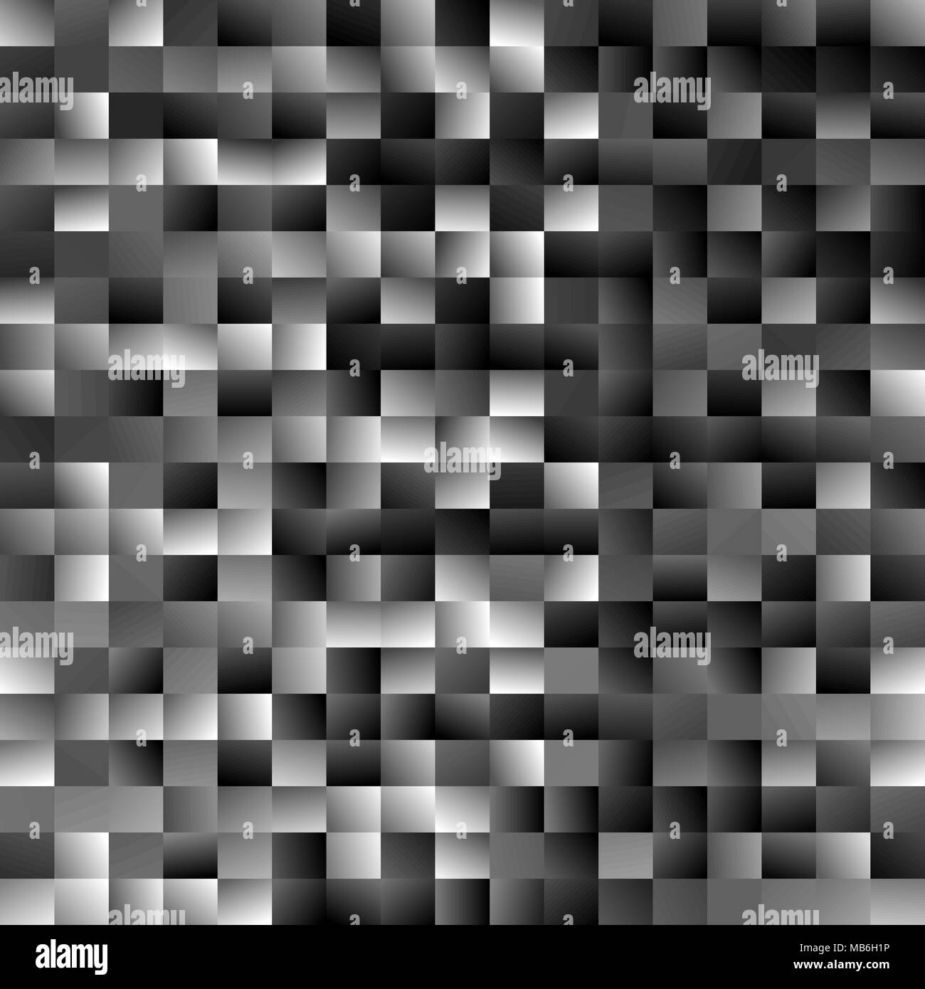 Gradient Rechteck Hintergrund - moderne Mosaik vektor design von Rechtecken in dunklen Grautönen Stock Vektor