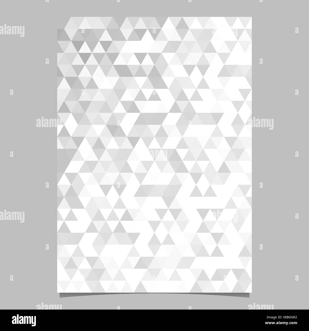 Monochrome abstrakte Broschüre template Design Stock Vektor