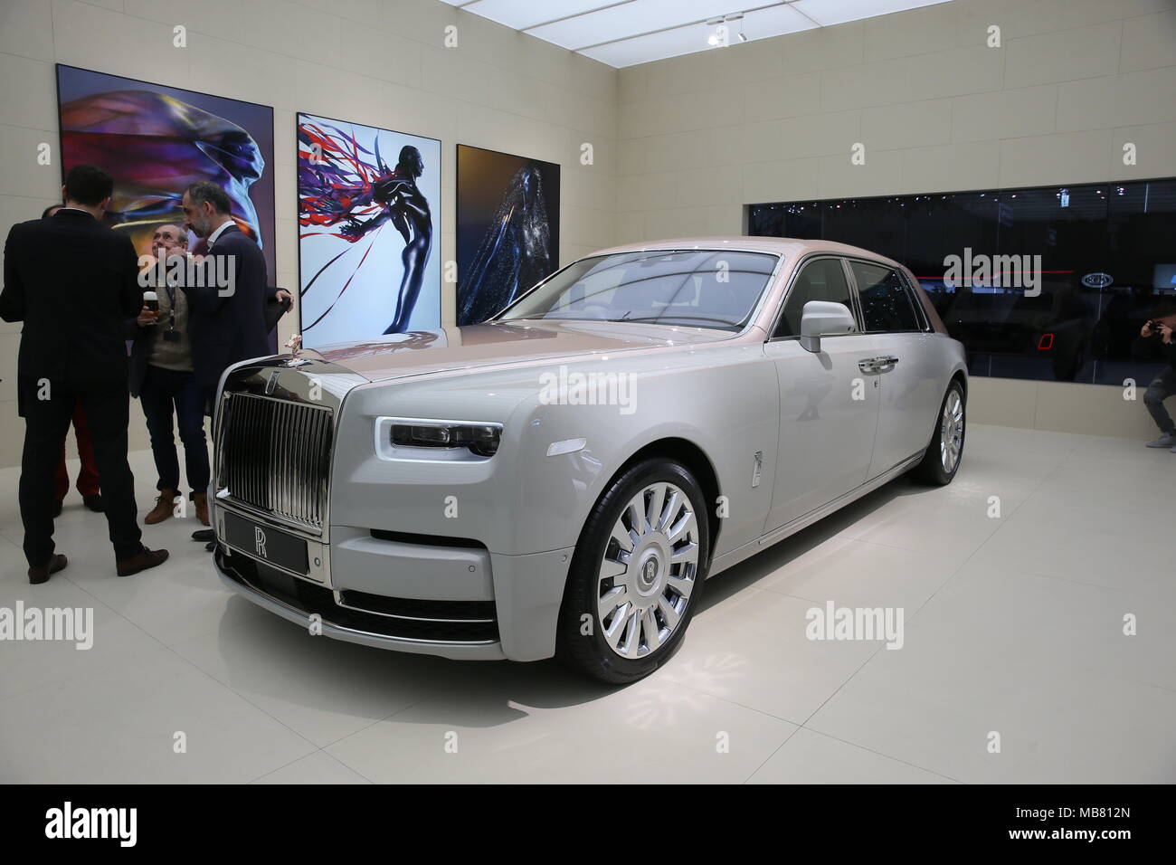 Die Autos der Genfer Auto-Salon Mit: Rolls Royce Phantom Wo: Genf, Schweiz  Wann: 07 Mar 2018 Credit: Michael Wright/WENN.com Stockfotografie - Alamy