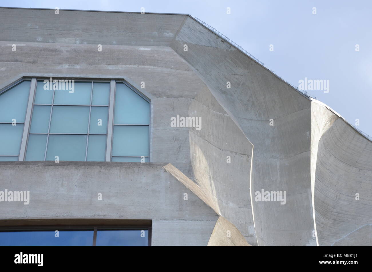 Das Goetheanum, Dornach, in der Nähe von Basel, Schweiz, Januar 2018. Von Rudolf Steiner entwickelt und ist das Zentrum für die anthroposophische Bewegung. Stockfoto