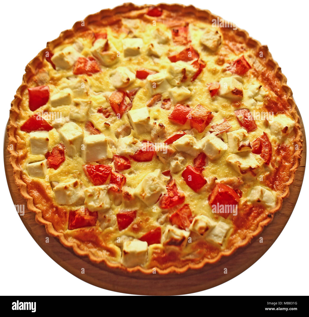 Pie pizza Stockfoto
