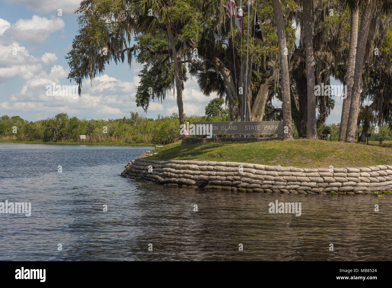 Hontoon Island State Park Volusia County Deland Florida Stockfoto