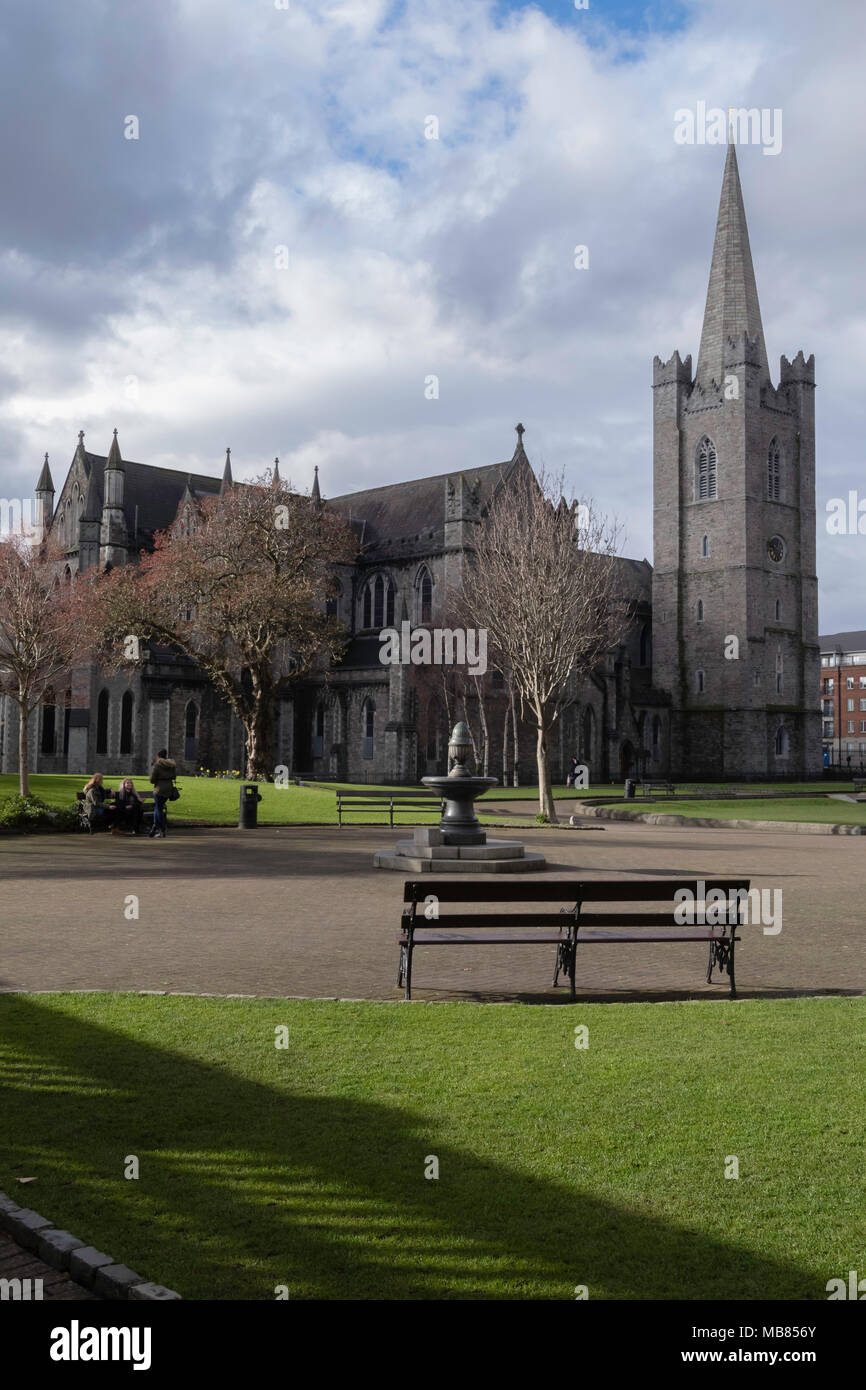 St. Patricks Kathedrale, Dublin, Irland Stockfoto