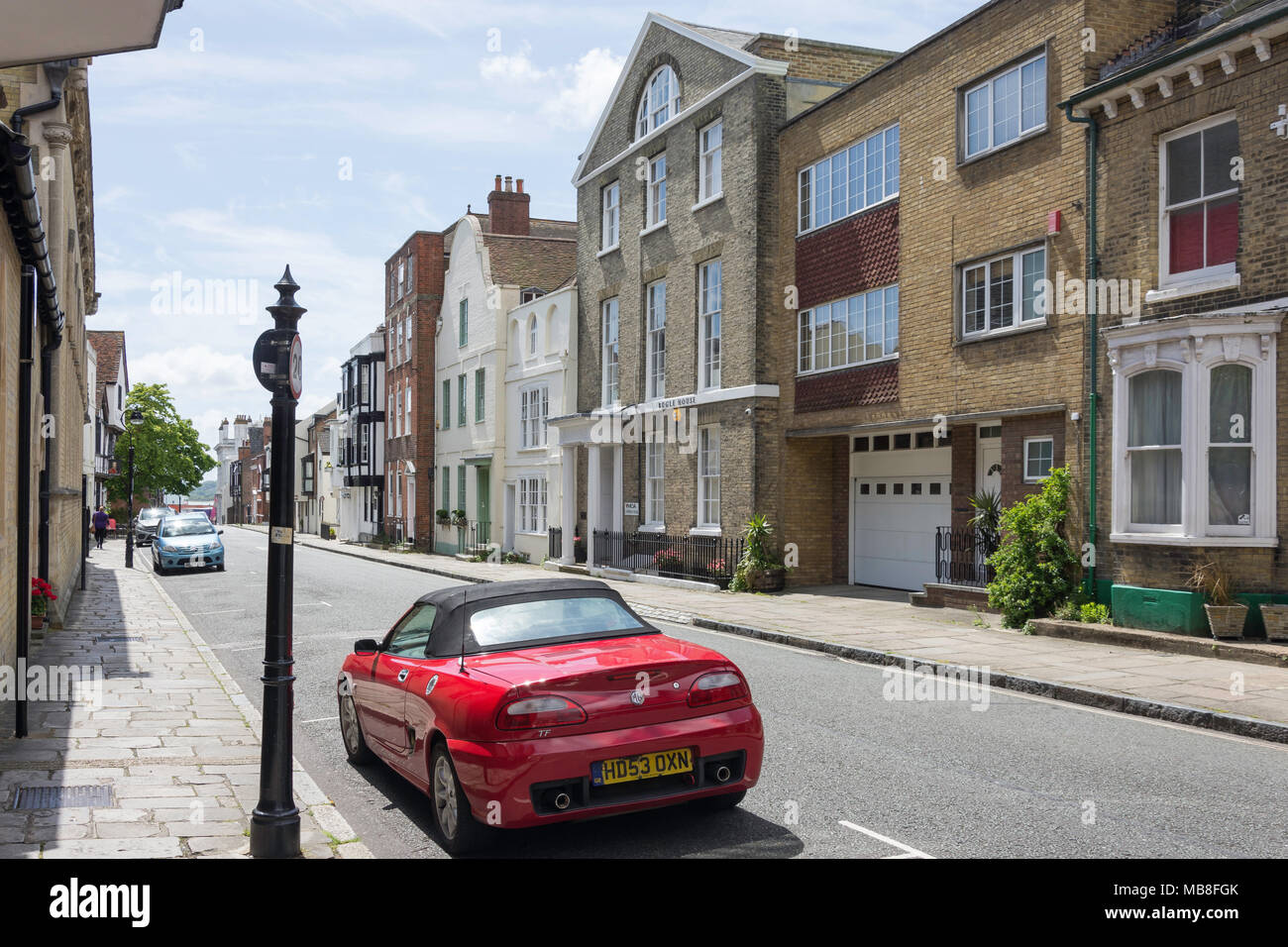 Bugle Straße, Altstadt, Southampton, Hampshire, England, Vereinigtes Königreich Stockfoto