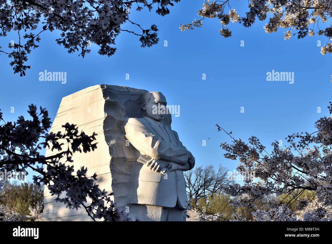 "Aus dem Berg der Verzweiflung einen Stein der Hoffnung." Martin Luther King, Jr. Memorial, Washington, DC. Stockfoto