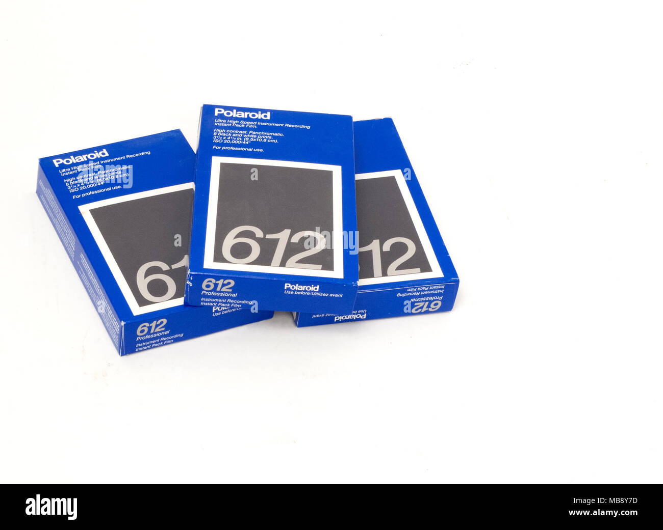 2 Kartons mit New old Stock Fidelity Elite 4 x 5 'Großformat Filmhalter. Stockfoto