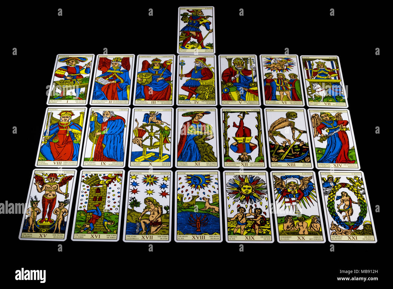 Marseille Tarot Stockfotos und -bilder Kaufen - Alamy