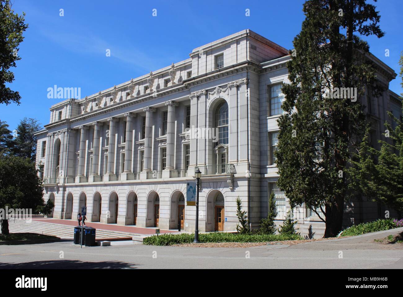 Wheeler Halle, Universität von Kalifornien, Berkeley, Kalifornien Stockfoto