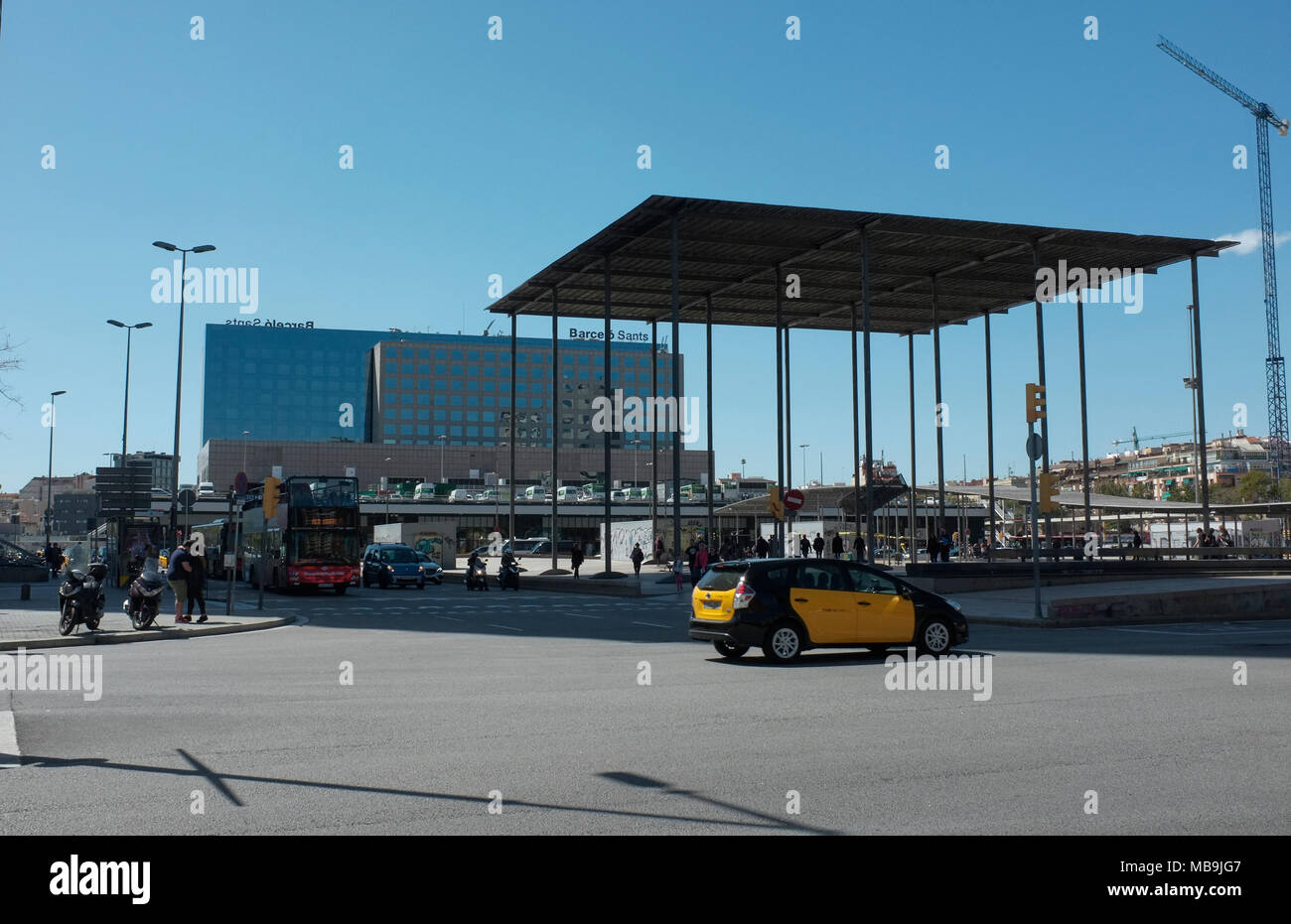 Bahnhof Sants, Barcelona, Katalonien, Spanien Stockfoto