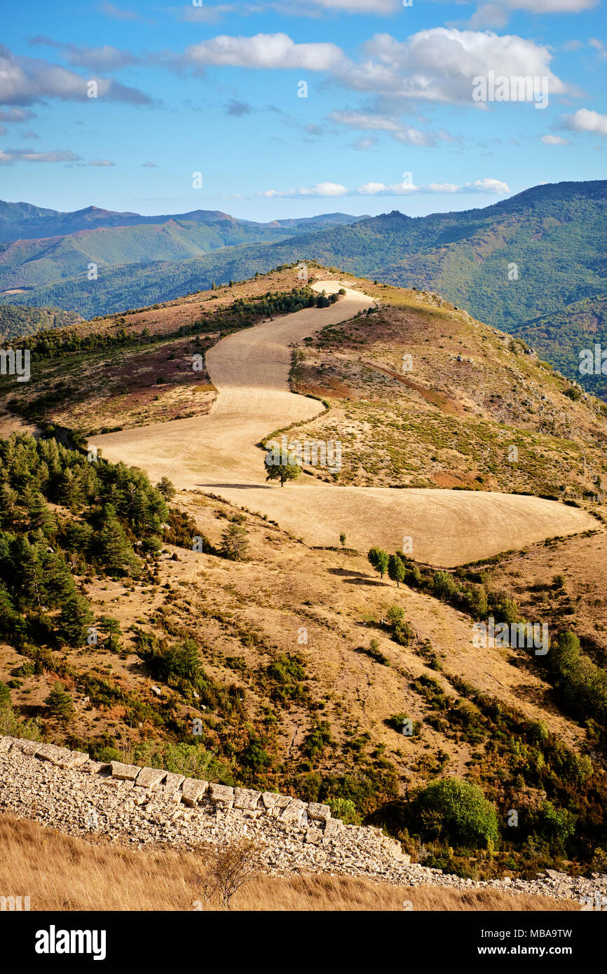 Die Cevennen Nationalpark ist ein Nationalpark im Massif Central im Süden von Frankreich. Stockfoto