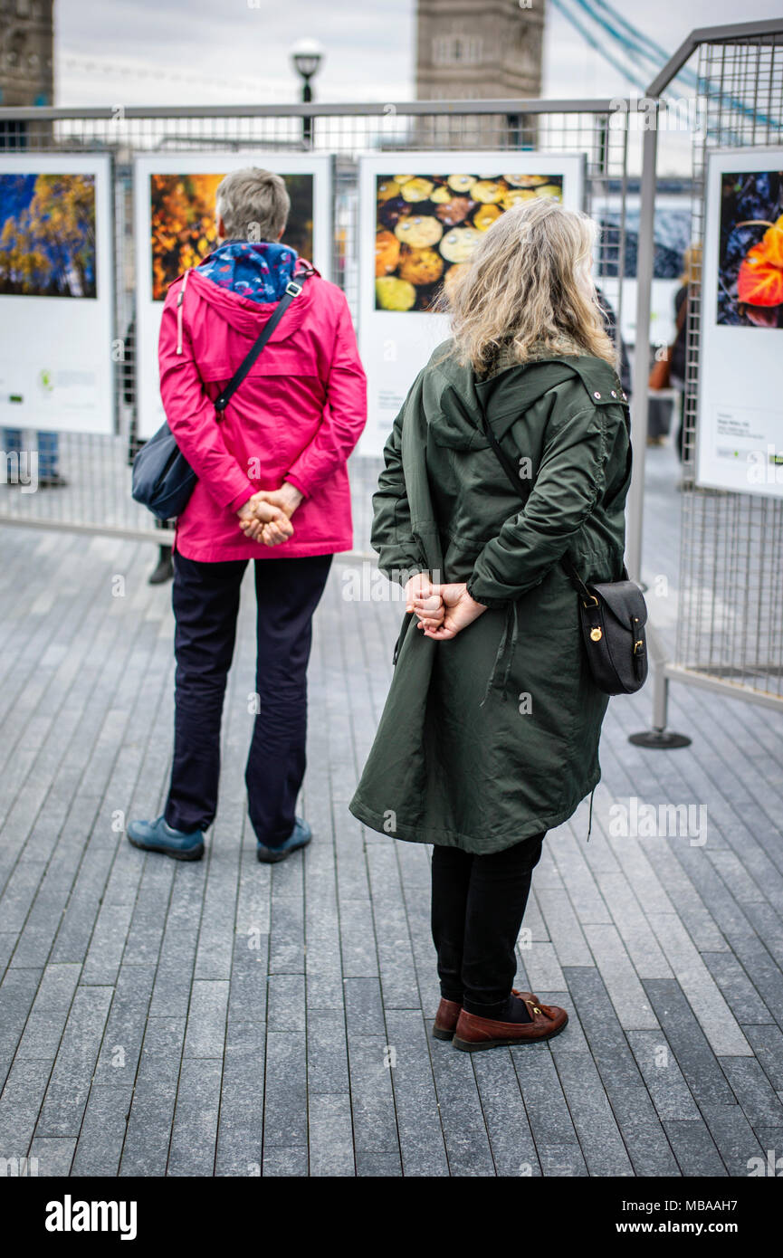 London Fotografie Ausstellung Stockfoto