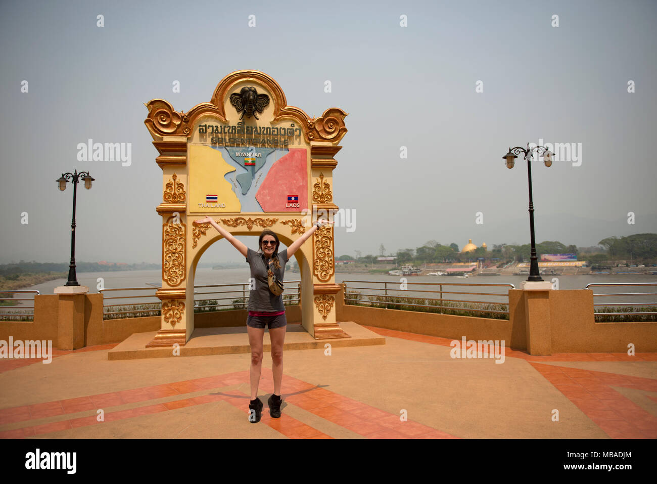 Goldenes Dreieck, Chiang Rai, Thailand, Südostasien Stockfoto