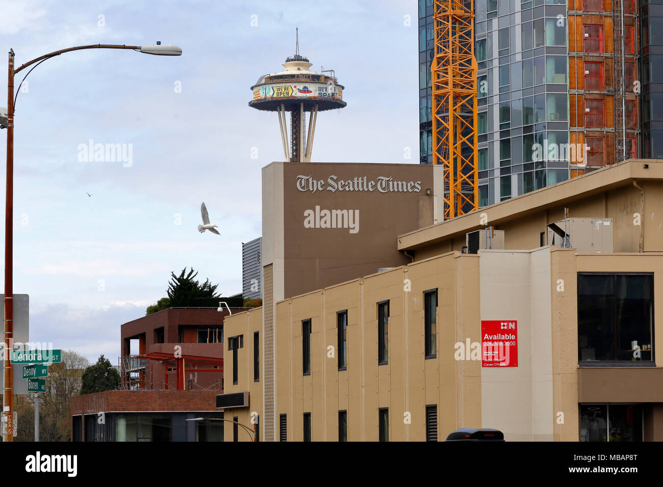 The Seattle Times Building, Seattle, Washington. Stockfoto