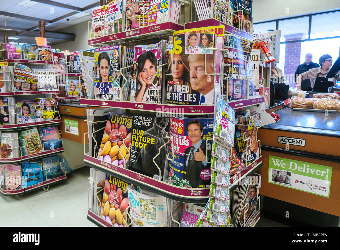 Roche Bros. Supermärkte in Massachusetts, USA Stockfoto