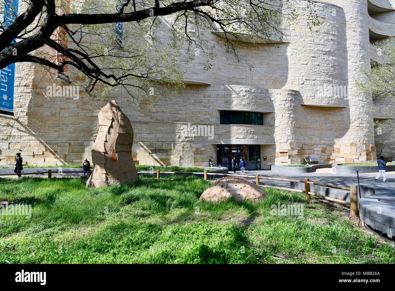 Das Nationale Museum der Amerikanischen Indianer, Teil der Smithsonian Institution in Washington DC, USA Stockfoto