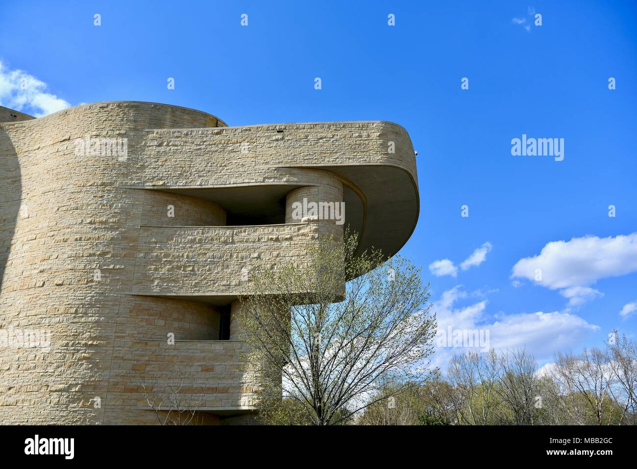 Das Nationale Museum der Amerikanischen Indianer, Teil der Smithsonian Institution in Washington DC, USA Stockfoto