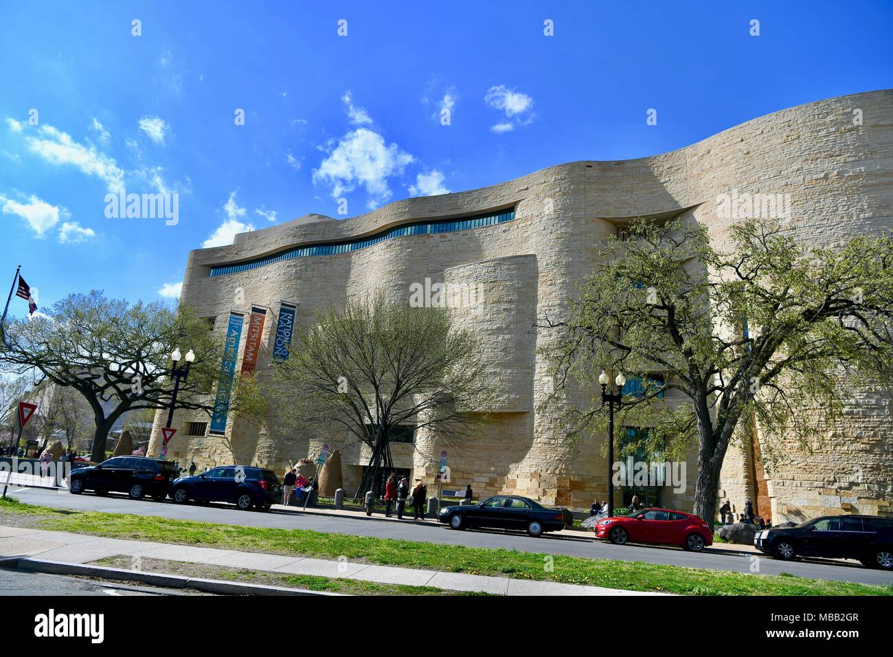 Das Nationale Museum der Amerikanischen Indianer, Teil der Smithsonian Institution in Washington DC, USA Stockfoto