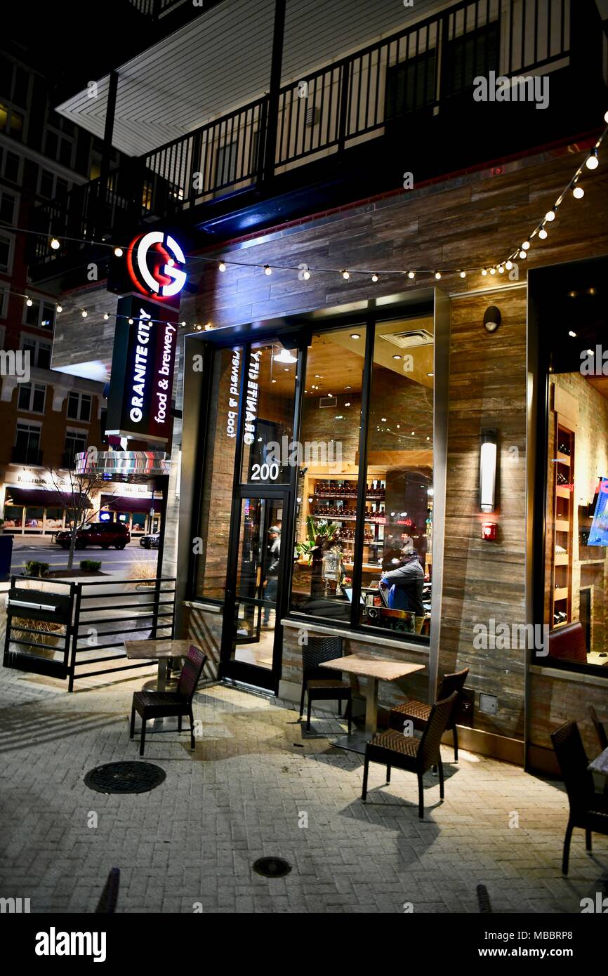 Granite City Essen & Brauerei am Nationalen Hafen in Washington DC, USA Stockfoto