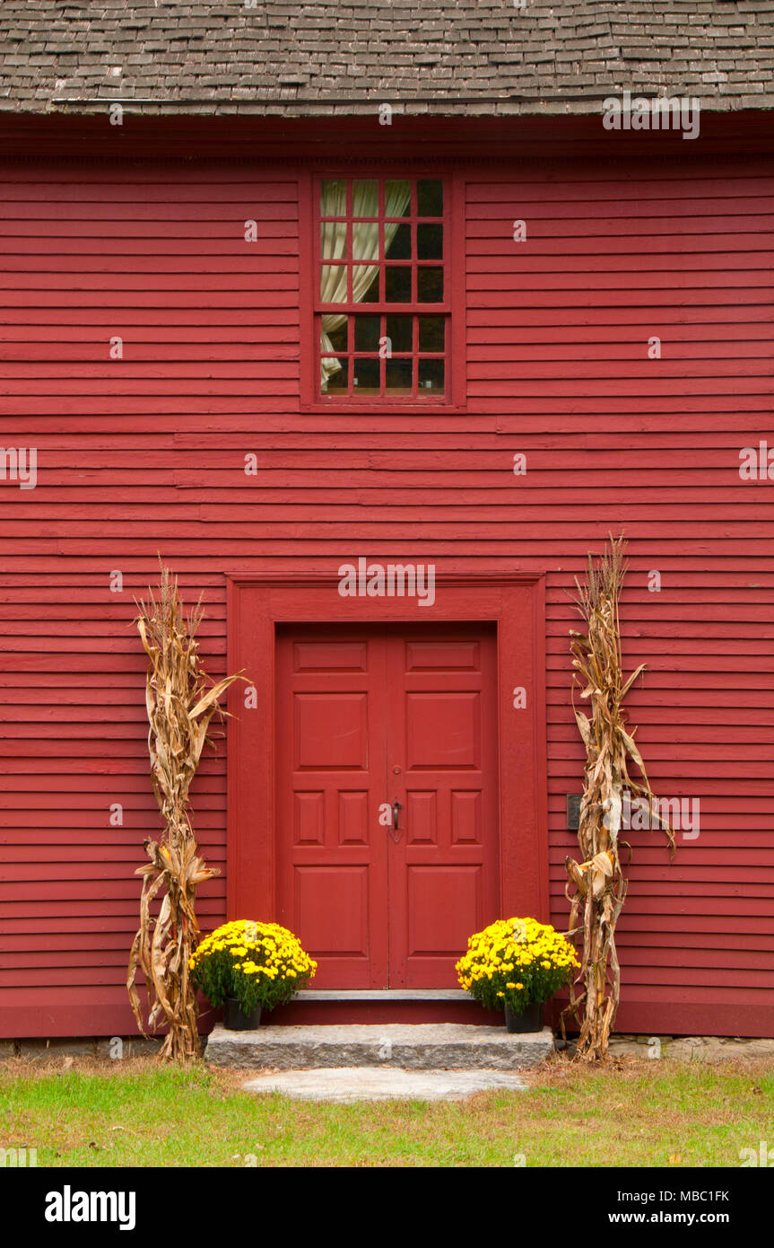 Strong-Porter Haus, Nathan Hale Homestead, Connecticut Stockfoto