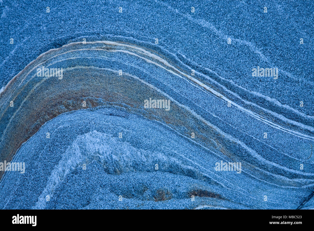 Rock Informationen, Val Verzasca, Tessin, Schweiz Stockfoto