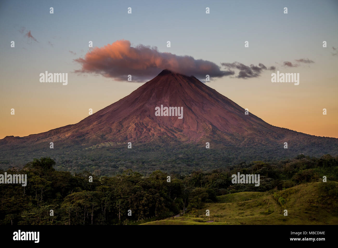 Arenal Volcano, Costa Rica Stockfoto