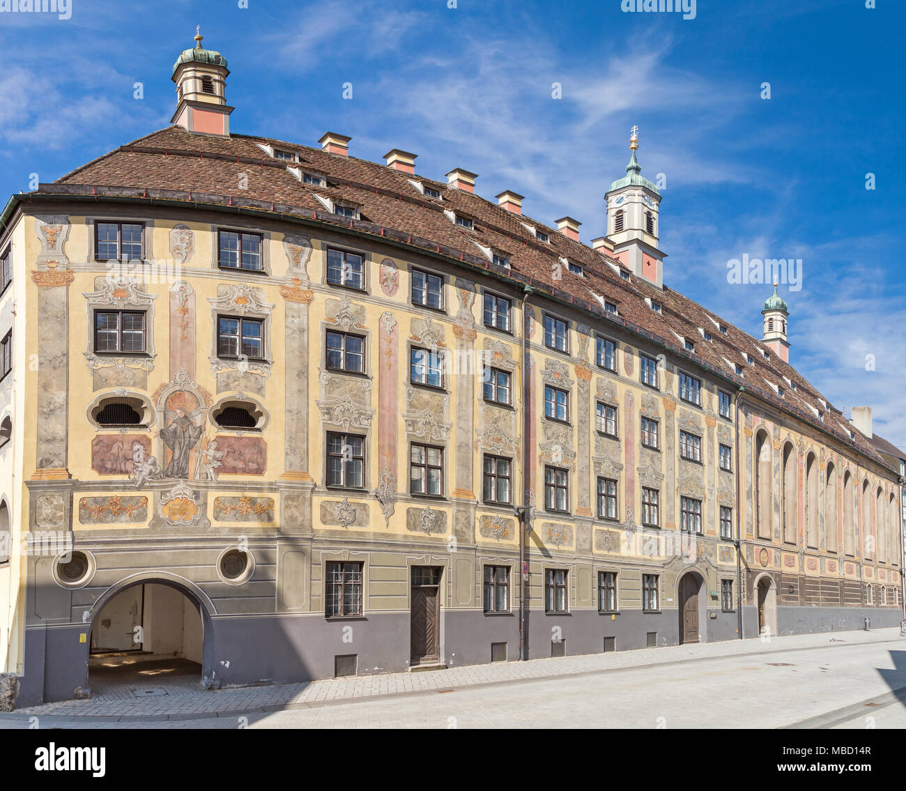 Münster Heilige Dreifaltigkeit in Landsberg, Deutschland Stockfoto