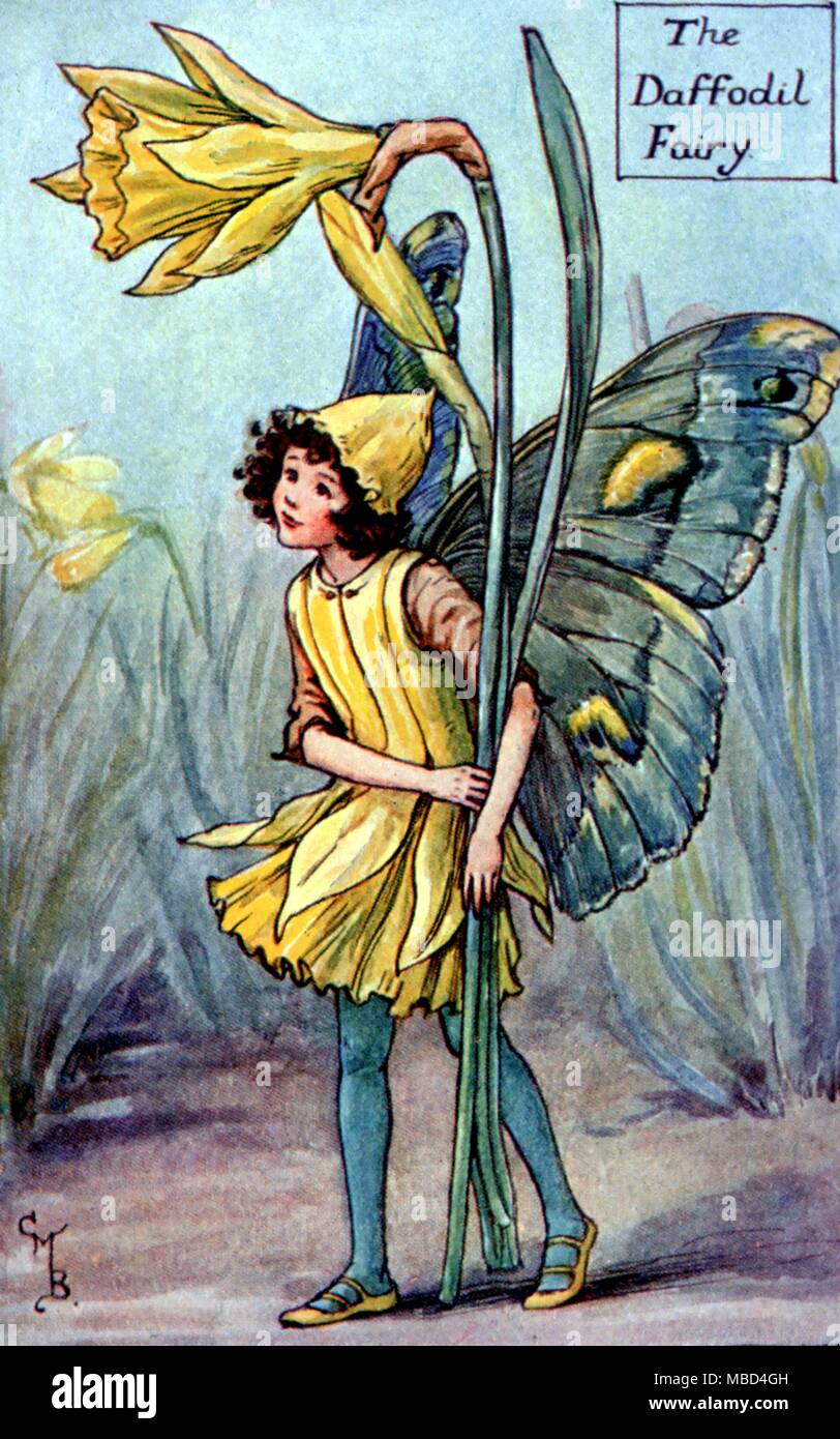Das daffodil Märchen von C.M.Barker's Spring Songs mit Musik, n.d., aber ca. 1920. - ©/CW Stockfoto