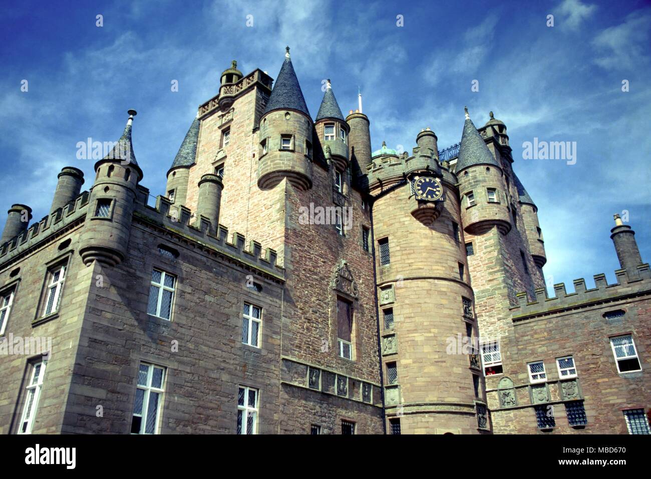 Haunted places - Glamis Castle - sagte die haunted castle in Großbritannien zu werden. - ©/Charles Walker Stockfoto
