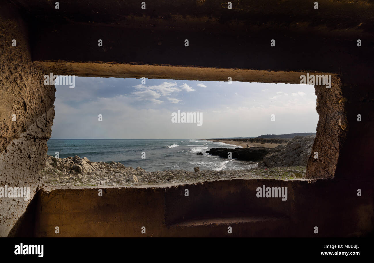 Sakarya Krieg, Soldat (in der Nähe von Kefken) Türkei Stockfoto