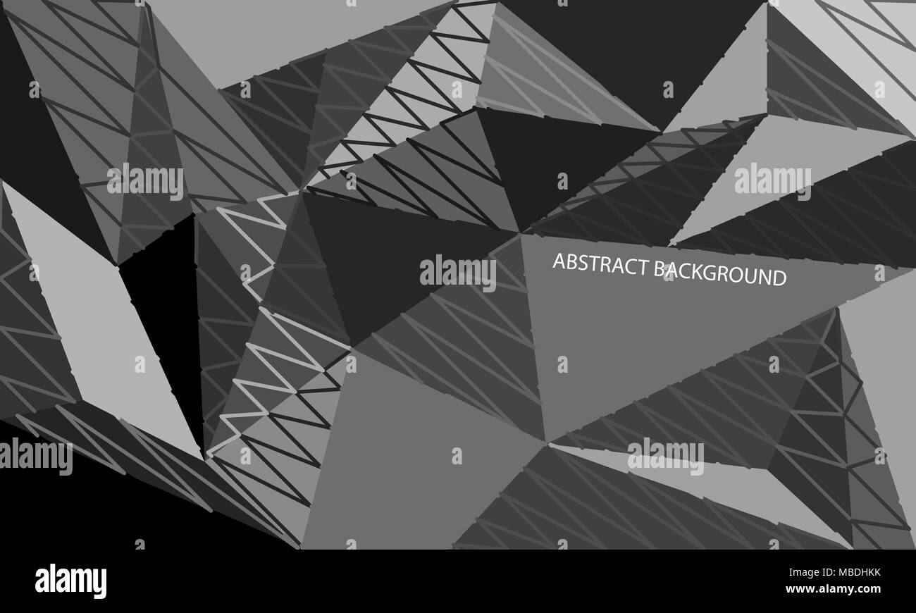 Abstrakten geometrischen Hintergrund Stock Vektor