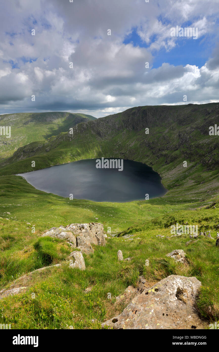 Blea Wasser in der Nähe von Haweswater Reservoir, Mardale Tal, Nationalpark Lake District, Cumbria, England, Großbritannien Stockfoto