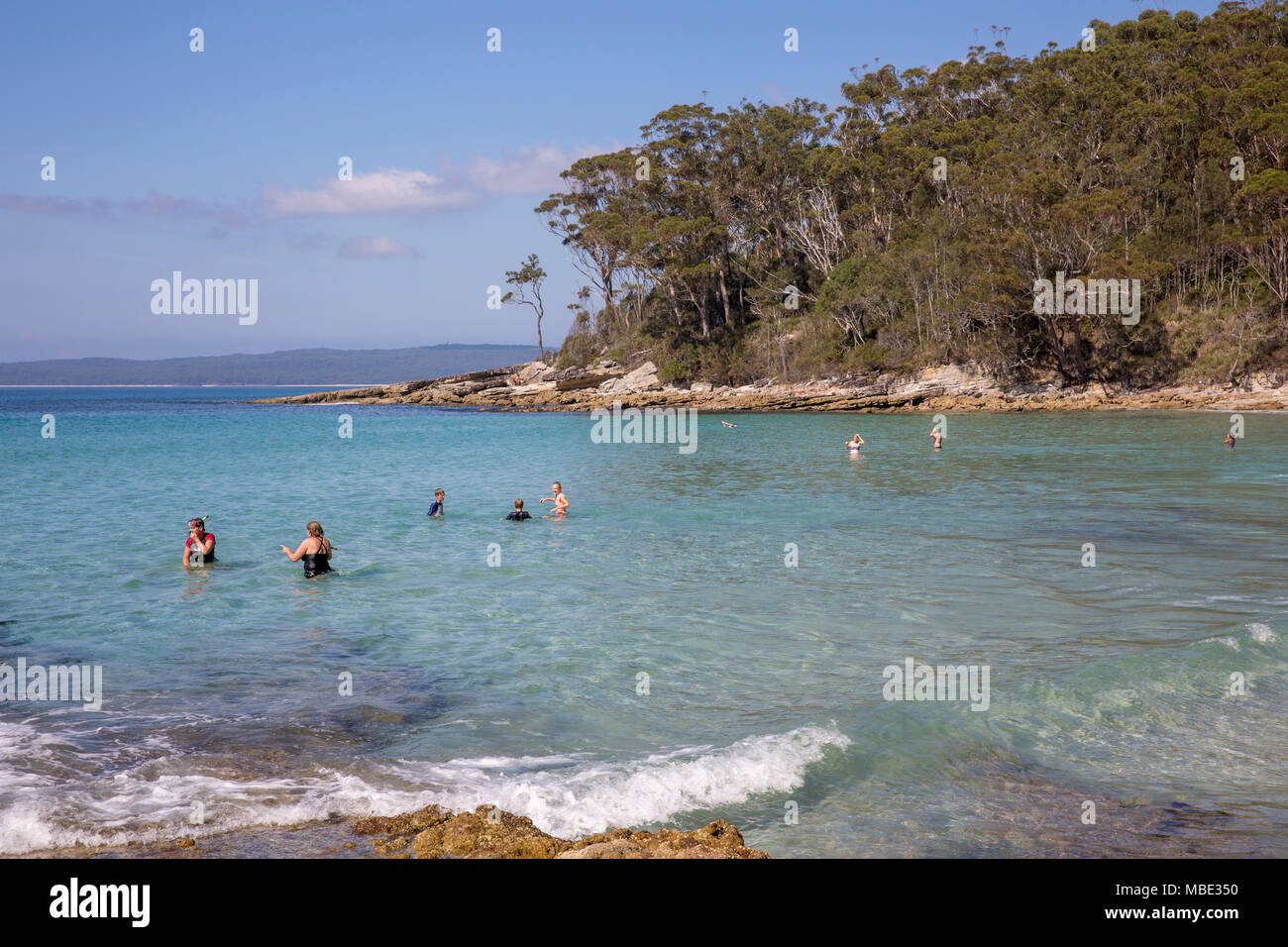 Blenheim Strand in Jervis Bay, New South Wales, Australien Stockfoto