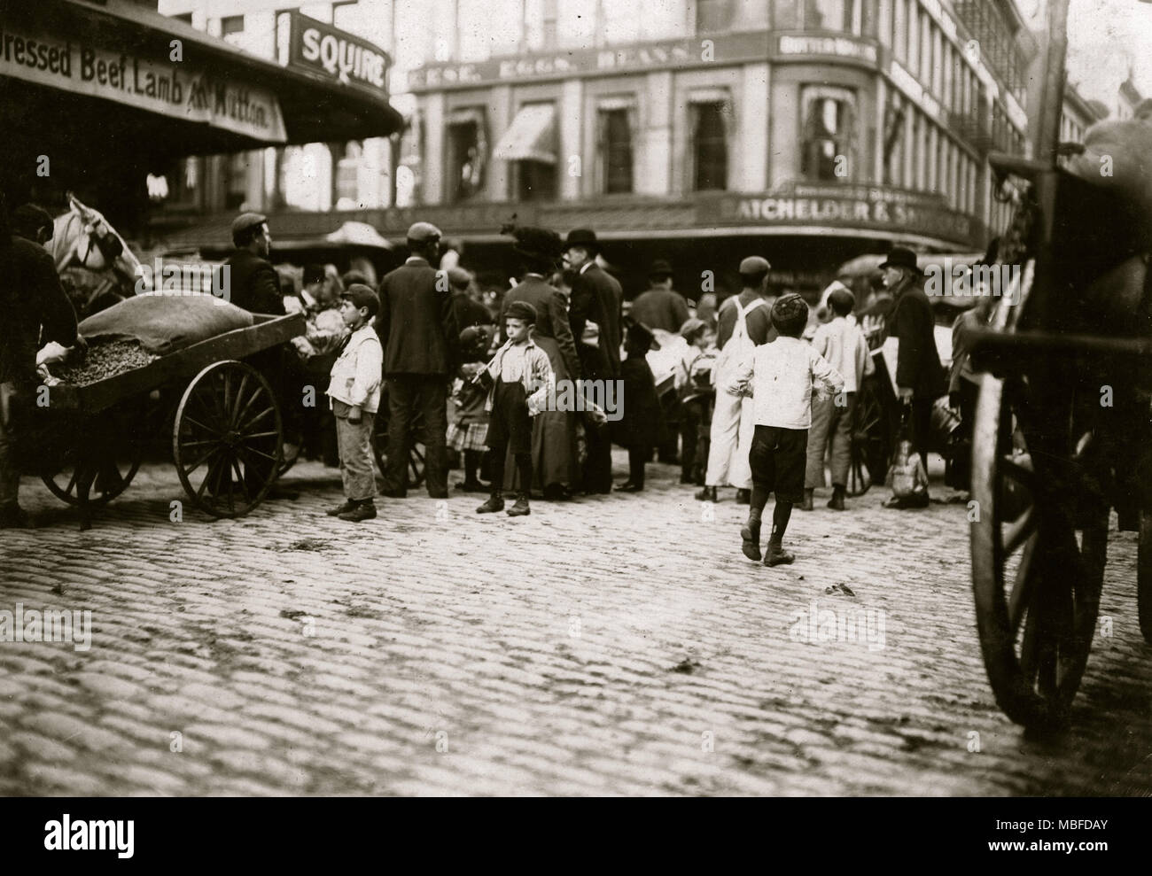 Boston-Marktplatz Stockfoto