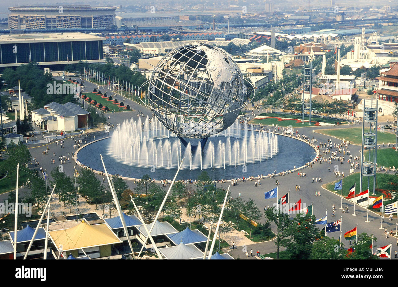 Unisphere bei der Weltausstellung 1964 Stockfoto