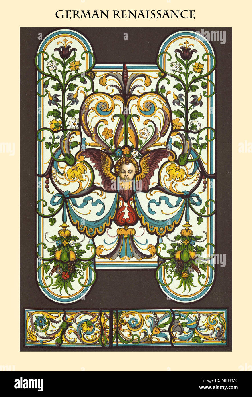 Ornament - DEUTSCHE RENAISSANCE Stockfoto Ornament - DEUTSCHE RENAISSANCE Stockfoto
