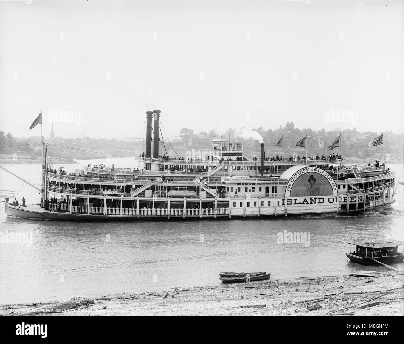 Mississippi River steamboat Stockfoto