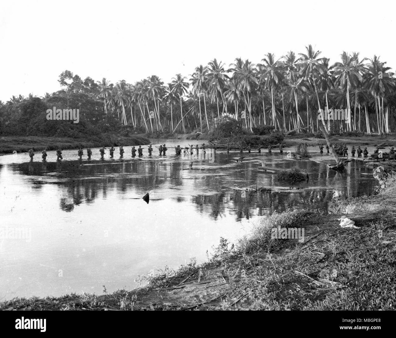 Wattiefe in Guadalcanal Stockfoto
