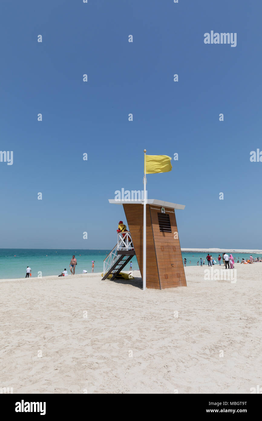 Dubai, Vereinigte Arabische Emirate, 27. März 2018: Jumeirah Beach Stockfoto